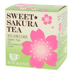 Thé vert aux fleurs de sakura en sachets 20g