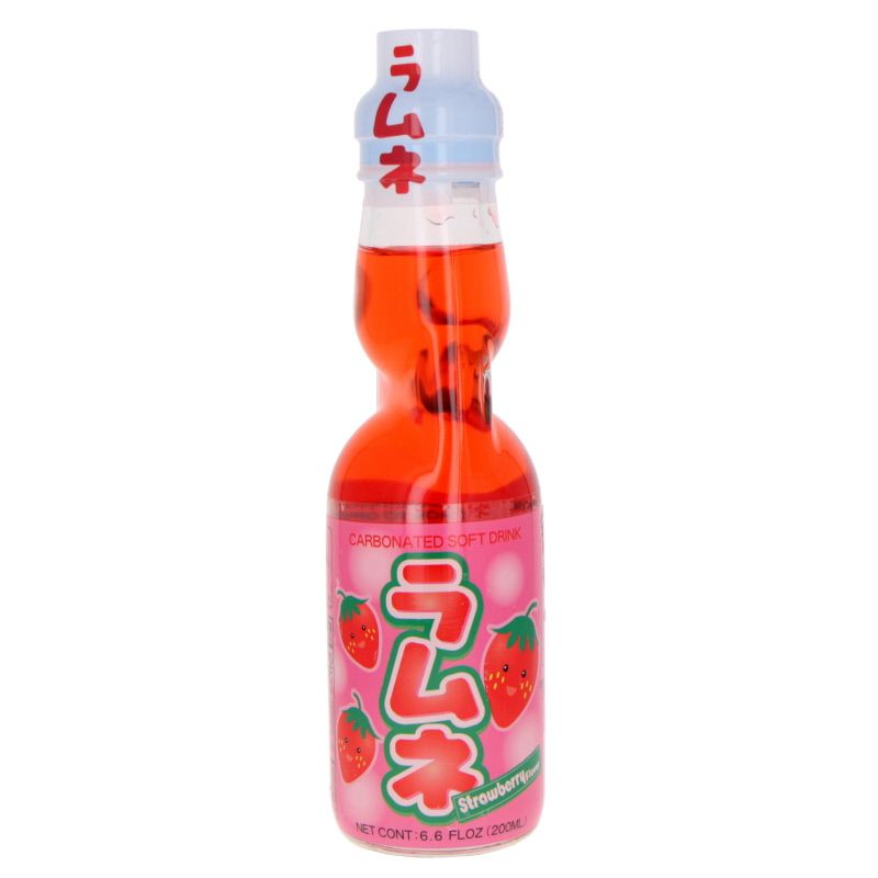 Japanese Lemonade Ramune - Strawberry flavor 200ml