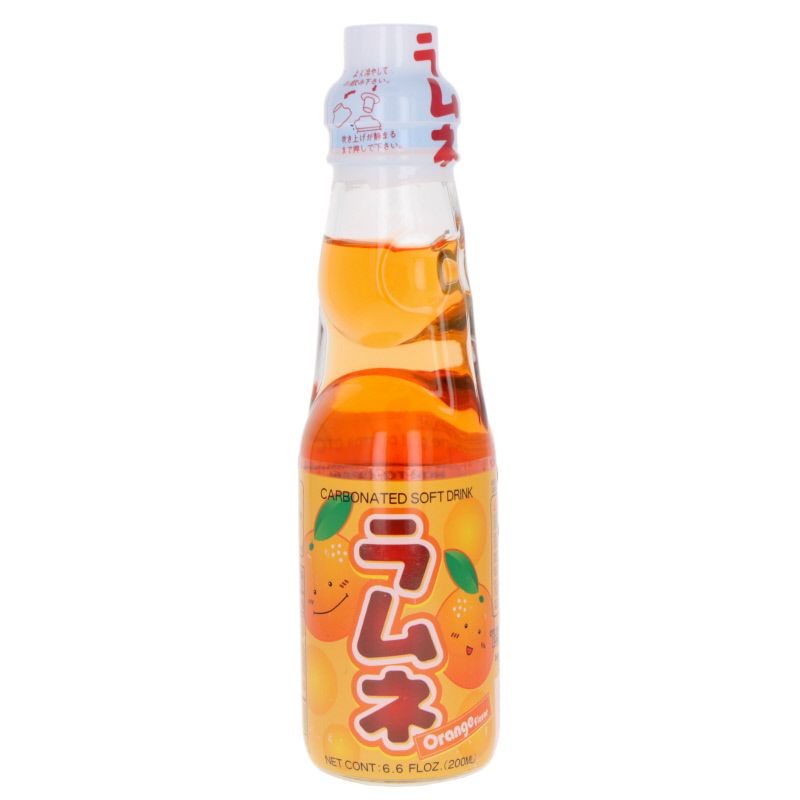 Limonade japonaise Ramune - Goût orange 200ml