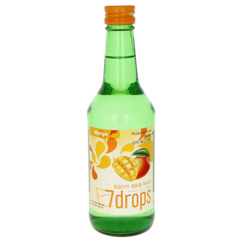 Soju vin de riz coréen - Mangue 36cl