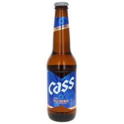 Bière blonde coréenne Cass 33cl