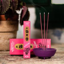 Porte-encens en fonte Iwachu - Fontaine Pourpre Ø8cm
