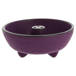 Porte-encens en fonte Iwachu - Fontaine Pourpre Ø8cm