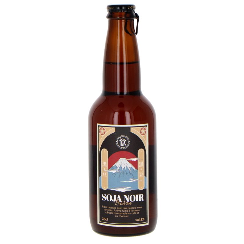 Bière style Kizakura - Fèves de soja noir 33cl