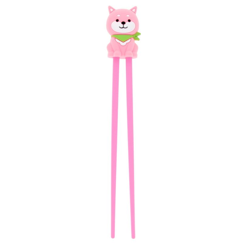 Baguettes d'apprentissage - Chien Shiba rose 16.5cm