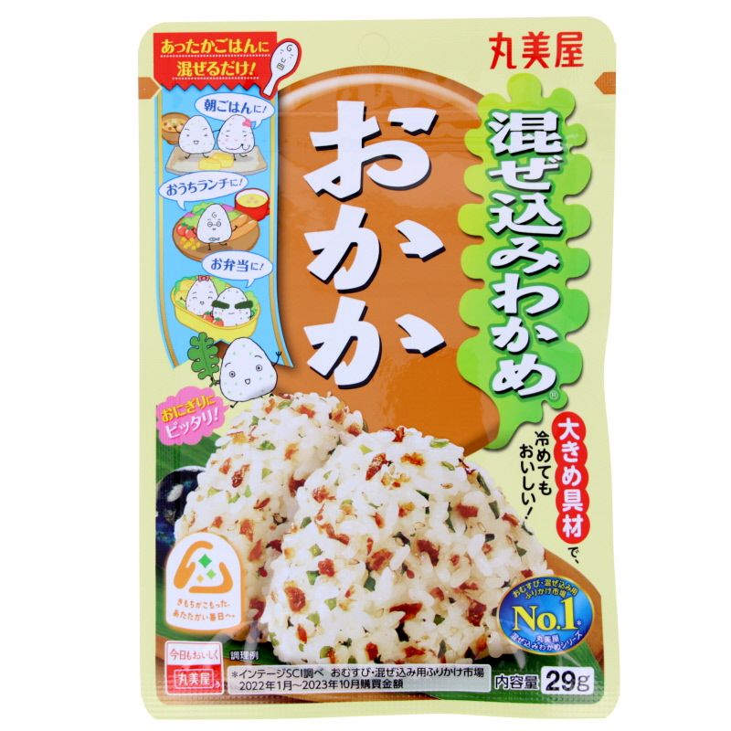 Furikake mélange pour riz Wakame - Bonite & sauce soja Okaka 29g