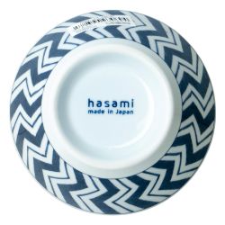 Bol japonais Bleu & blanc - Zigzag Ø12 x 8cm