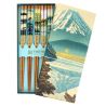 Coffret 5 paires de baguettes assorties - Mont Fuji