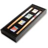 Coffret 2 p. baguettes & pose baguettes - Bleu