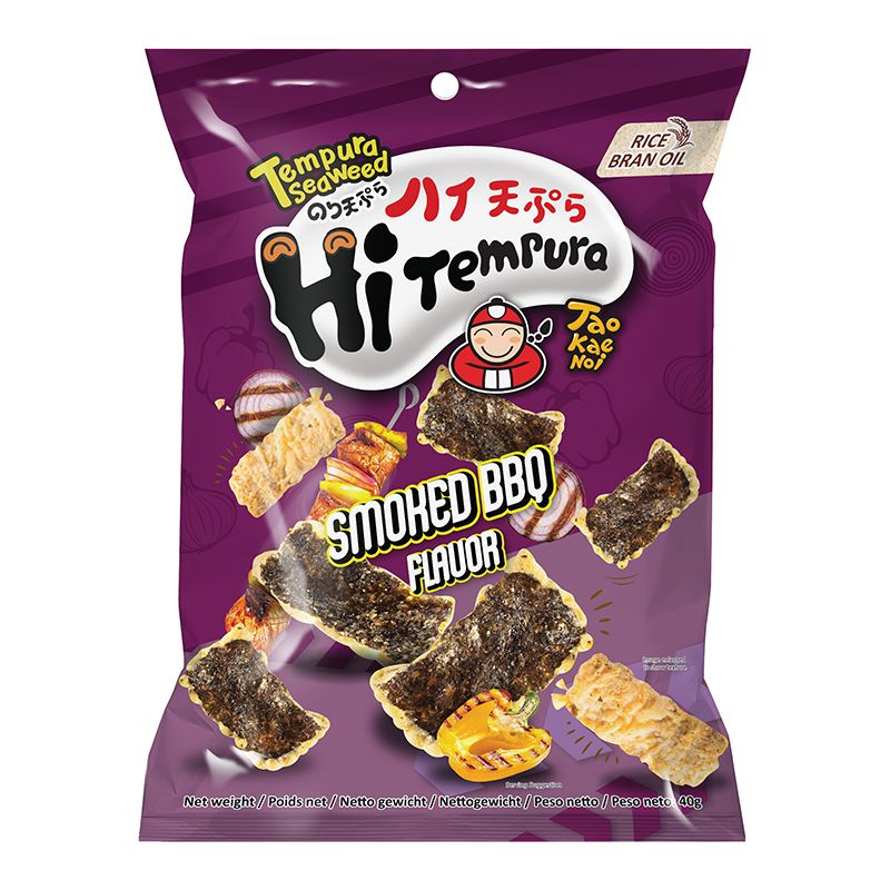 Algues nori assaisonnées & tempura - Goût BBQ 40g