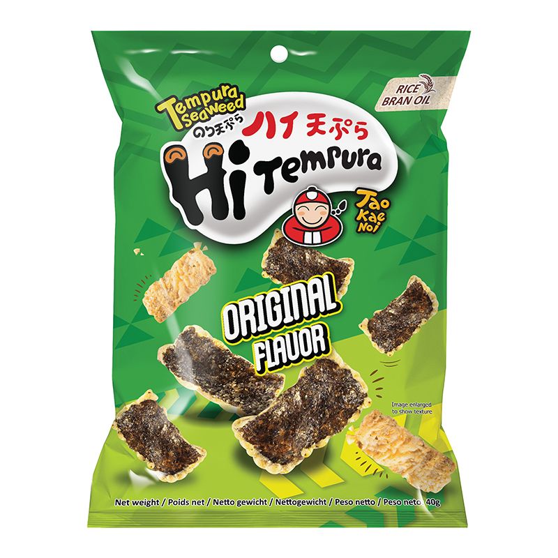 Algues nori assaisonnées & tempura - Goût nature 40g