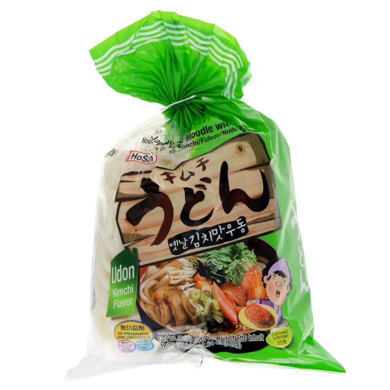 Pre-cooked Udon noodles - Kimchi 660g