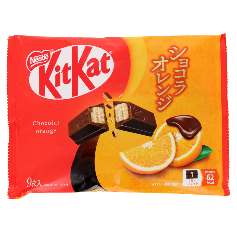 Mini Chocolate Kit Kat - Orange 104g