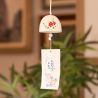 Japanese ceramic bell Furin - Goldfish 4.5cm