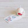 Japanese ceramic bell Furin - Goldfish 4.5cm