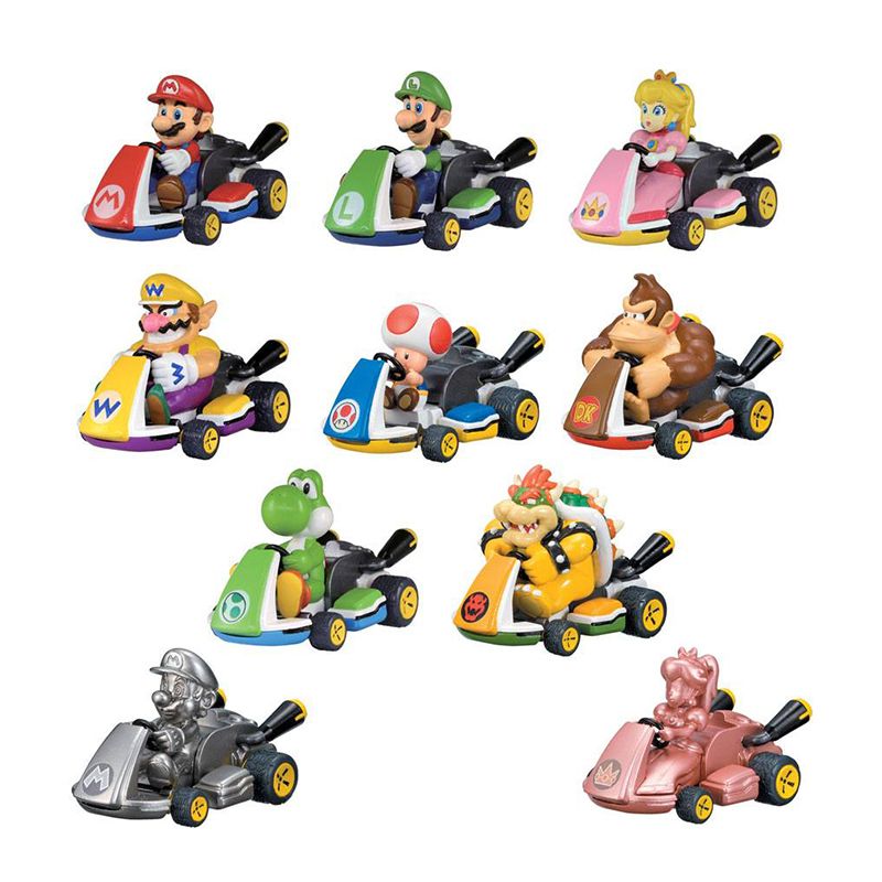 Mariokart pull back car - At random 6cm
