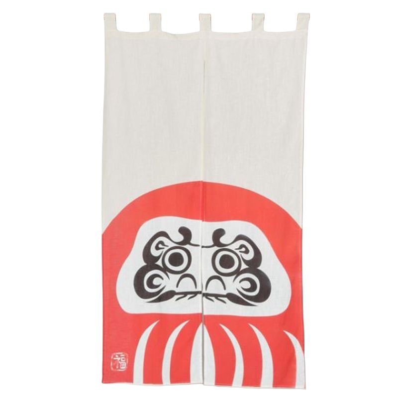Noren, Japanese traditional curtain - Daruma