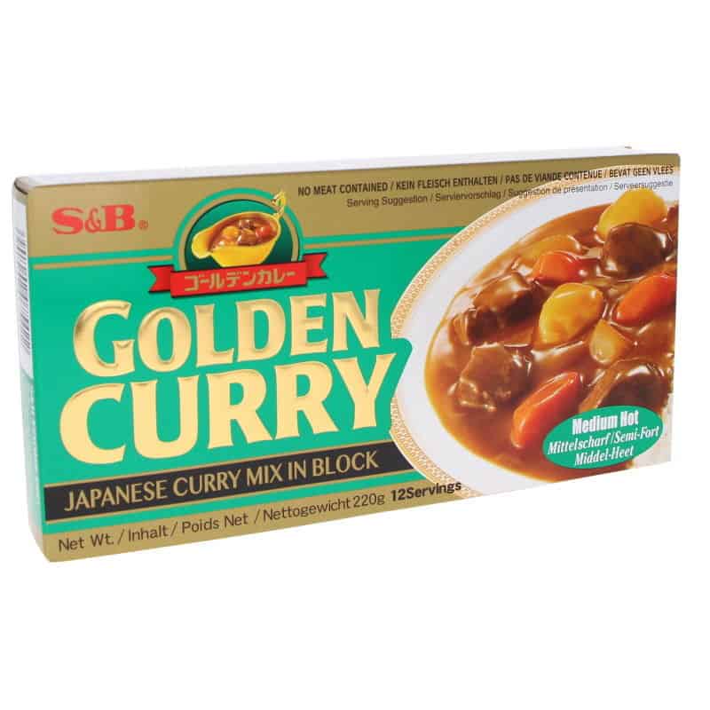 Golden curry medium hot - S&B - 230 g
