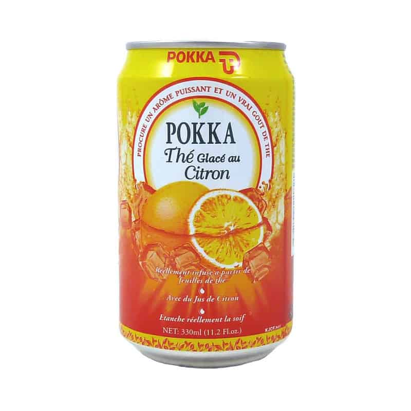 Thé glacé citron can 300ml Pokka (24)(10+1)