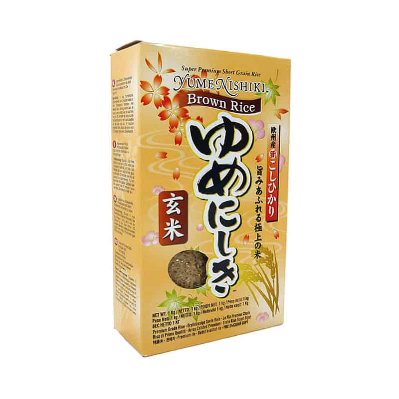 Riz complet Yumenishiki 1kg JFC (12) (10+2pi)