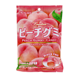 Bonbons Gummy Peche 107g Kasugai (2/12)