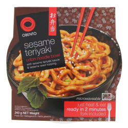 Nouilles Udon en bol Obento - Sauce teriyaki & sésame 240g