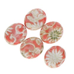 Pose baguettes azuki fleurs rouge Hashimakura (92)