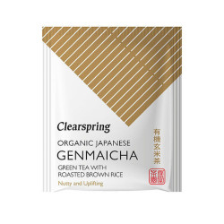 Thé vert au riz soufflé Genmaicha japonais biologique en sachets 36g