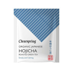 Organic Japanese Hojicha roasted green tea in teabags 36g 