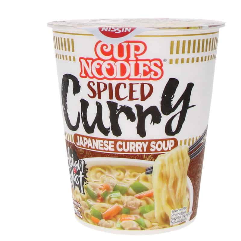 Cup noodles curry japonais 67g Nissin (8)(10+1)