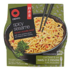 Nouilles ramen en bol Obento - Sauce sésame épicée 240g