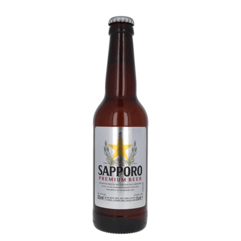 (M) Bière Sapporo Premium BT 330ml (24)(5+1)