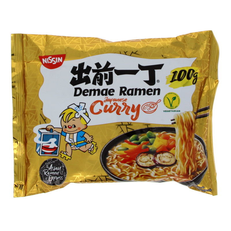 Demae Ramen inst. au curry japonais 100g Nissin | SATSUKI