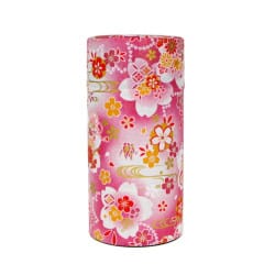 Boîte à thé Fleurs roses Japan
