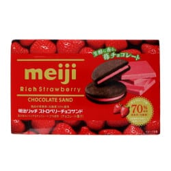 Rich strawberry biscuit 32g Meiji (5/9)