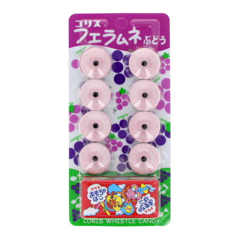 Bonbons sifflet ramuné raisin 21g Coris (20)
