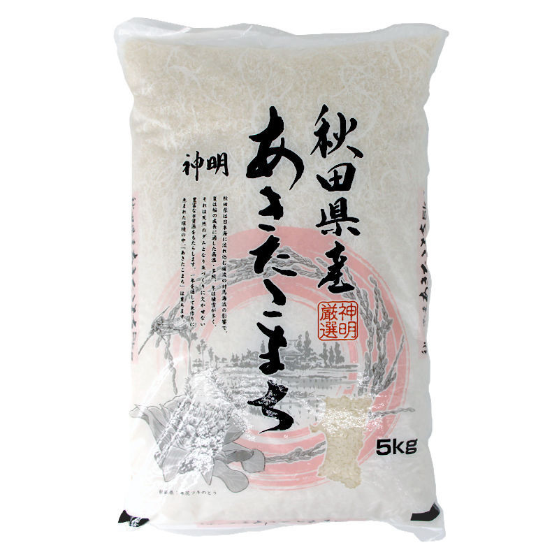 Akita Komachi short grain rice - Akita Origin 5kg Shinmei Akafuji | SATSUKI