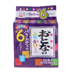 Furikake Otona pack 6 saveurs 34g Nagatanien (10/6)