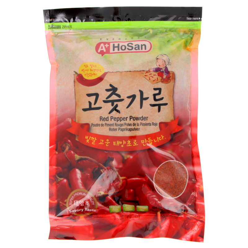 Poudre de piment rouge Gochugaru 500g Hosan