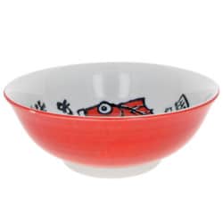 Bowl for ramen noodles Dorade - Red orange Ø19cm