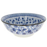 Bowl for ramen noodles - Blue flowers indigo Ø19cm