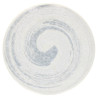 Small round plate Konabiki - Powdering Ø22.7cm