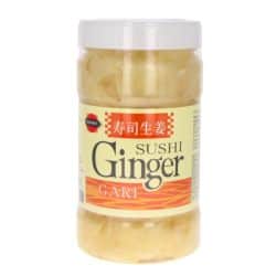 White ginger for sushi in jar 200g