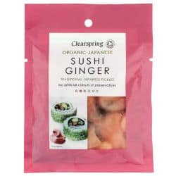 Organic pickled ginger for sushi from Japan 50g