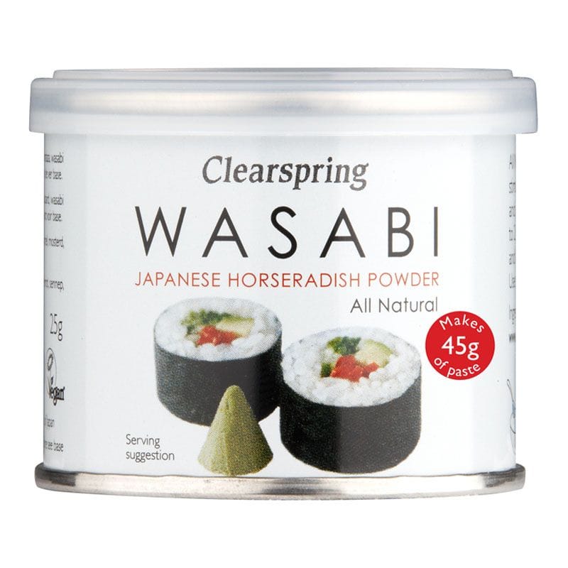 Wasabi en poudre japonais qualité supérieure 25g Clearspring