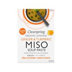 Organic miso soup inst. - Ginger, turmeric & seaweed 60g
