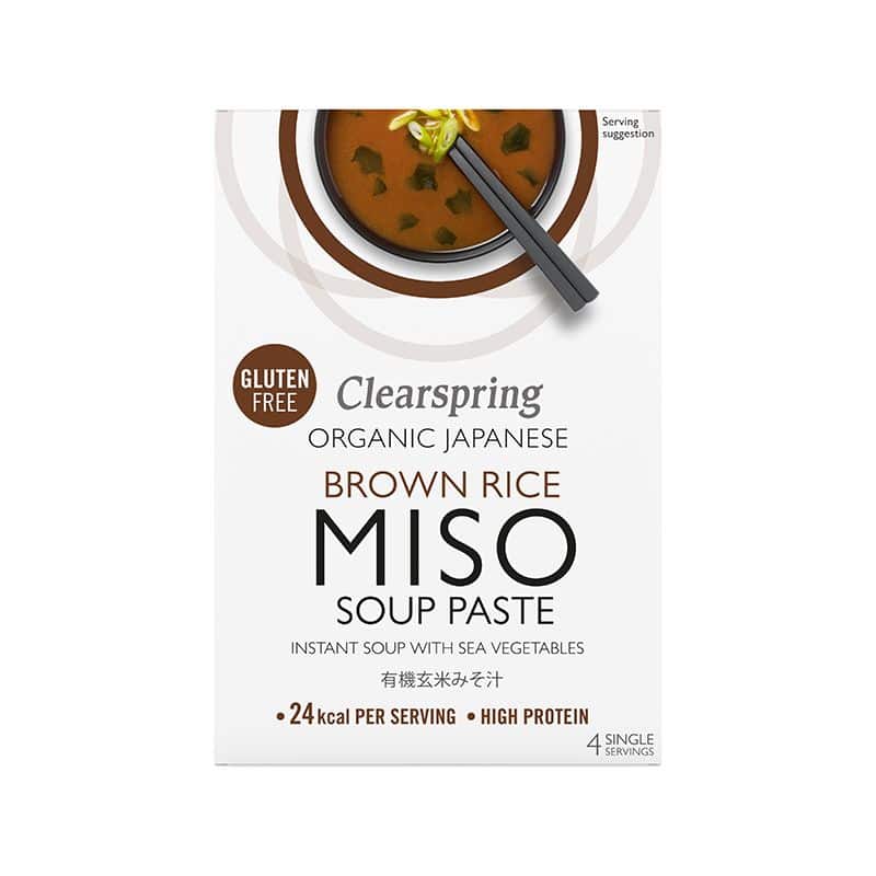 Organic miso soup - Whole grain rice & seaweed 40g