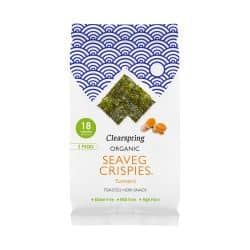 Organic nori seaweed snack - Turmeric (3 pack)