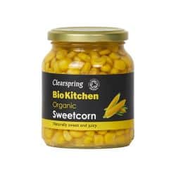Organic sweet corn in jar 350g