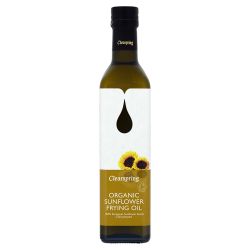Organic virgin sunflower oil for frying 500ml